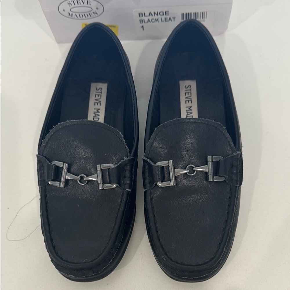 Steve Madden Black Loafers